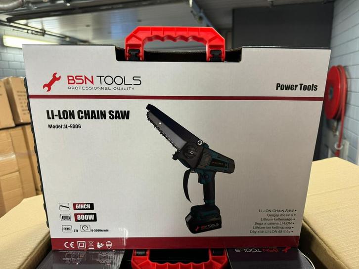 Nieuwe elektrische hand kettingzaag / takkenzaag BSN Tools, Doe-het-zelf en Verbouw, Gereedschap | Handgereedschap, Nieuw, Ophalen of Verzenden