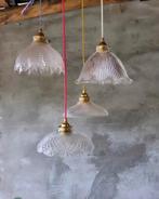 Holophane lampen hanglamp vintage, Minder dan 50 cm, Ophalen of Verzenden, Zo goed als nieuw