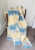 Vintage wollen deken AaBe - 2 pers., Huis en Inrichting, Woonaccessoires | Plaids en Woondekens, Ophalen of Verzenden, Gebruikt