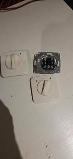 Schakelaar rolluik, Doe-het-zelf en Verbouw, Rolluiken, Ophalen, Minder dan 100 cm, Wit, Nieuw