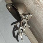 Decoratie schaal met herten kopje zilver, Ophalen, Zo goed als nieuw