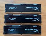 3x4GB HyperX DDR4 RAM - 12GB totaal, Computers en Software, RAM geheugen, Gebruikt, DDR4, 8 GB, Ophalen of Verzenden