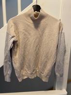 BEIGE GRIJS ZIJDE CASHMERE TRUI, MAAT; M, Ophalen of Verzenden, Zo goed als nieuw, Maat 38/40 (M), Beige