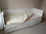 Ikea Hemnes (uit schuif) bed. 1,5 jaar oud., Gebruikt, Eenpersoons, Wit, Ophalen of Verzenden