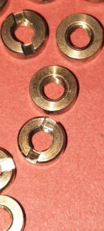 25-50-100 st Messing gleufmoer rond m3 trein rail wagon, Ophalen of Verzenden, Nieuw, Minder dan 180 cm, Palen