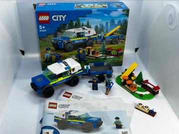✅ LEGO® City 60369 – Mobiele Politietraining (met doos) beschikbaar voor biedingen