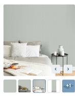 Nieuw Vliesbehang Uni Litho Groen, Eenpersoons, Overige typen, Nieuw, Ophalen of Verzenden