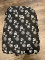 Mooie koffer met bloemmotief zwart/wit Trapper, Sieraden, Tassen en Uiterlijk, Hard kunststof, Minder dan 50 cm, Ophalen of Verzenden