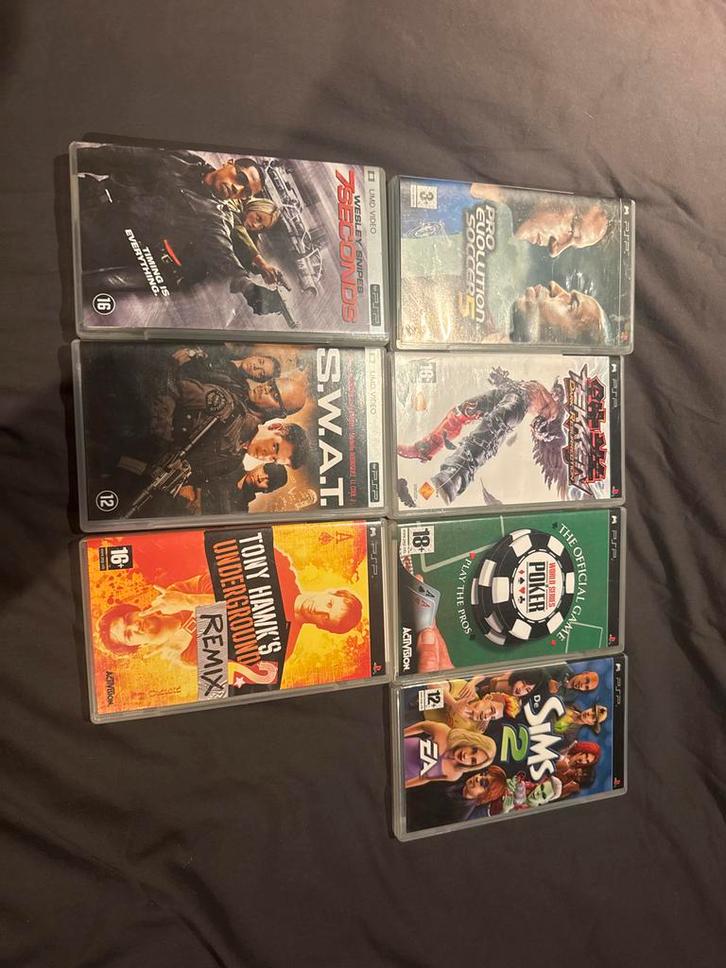 PSP Games - Diverse Collectie, Hobby en Vrije tijd, Verzamelkaartspellen | Yu-gi-Oh!, Gebruikt, Overige typen, Ophalen of Verzenden