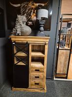 Mangohouten kast 140x090 - Musselkanaal, Ophalen, Gebruikt