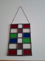 Oude raamhanger glas in lood, Antiek en Kunst, Ophalen of Verzenden