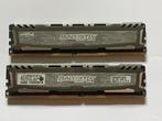 2 stuks Crucial Ballistix Sport 8GB = 16GB DDR4 2400MHz, Computers en Software, RAM geheugen, DDR4, Ophalen of Verzenden, Zo goed als nieuw