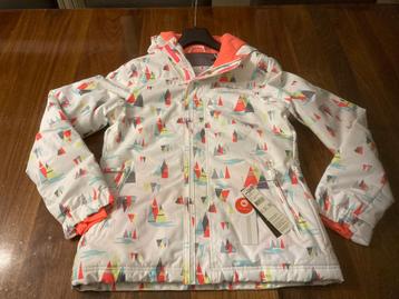 O’neill ski jas winter jas wit met motief maat 164 nieuw! beschikbaar voor biedingen