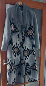 Mooi Damesvest met Patroon, Ophalen, Maat 46/48 (XL) of groter, Jasje, Grijs