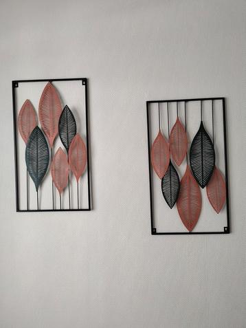 Metalen decoratie bladeren beschikbaar voor biedingen