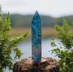 Blauwe apatiet punt, Ophalen of Verzenden, Mineraal