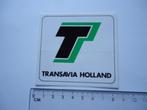 sticker Transavia Holland vliegtuig reizen logo retro, Verzenden