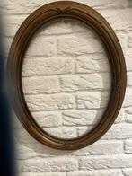Ovale houten lijst voor spiegel, Huis en Inrichting, Woonaccessoires | Lijsten, Ophalen of Verzenden, Gebruikt, Hout, Minder dan 50 cm