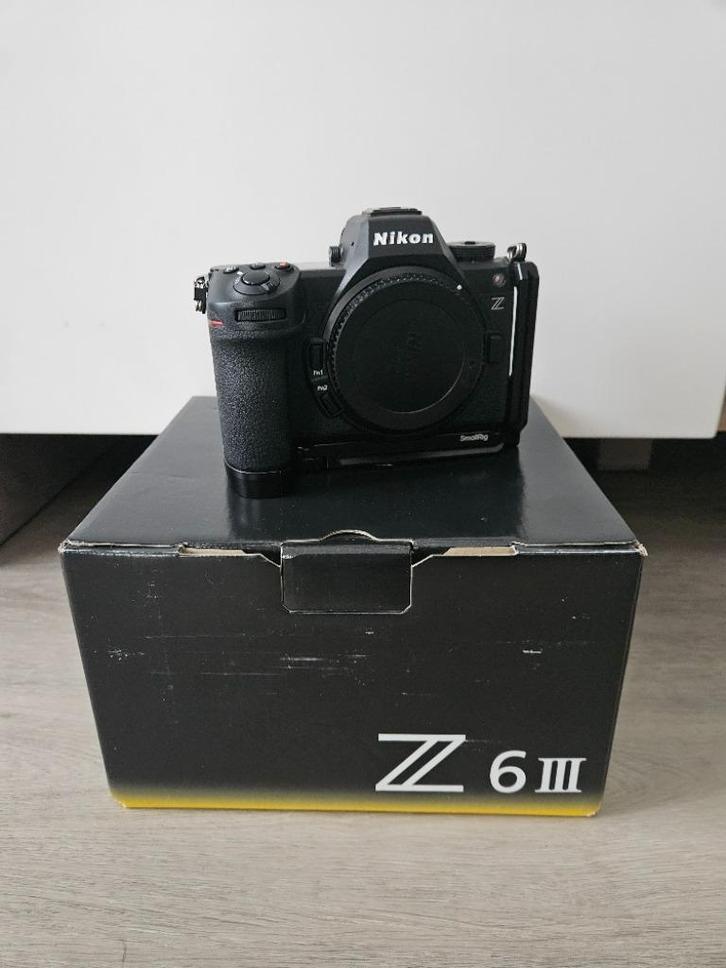 Nikon Z6 iii + SmallRig 4523 L-vormige montageplaat., Audio, Tv en Foto, Fotocamera's Digitaal, Zo goed als nieuw, Nikon, Geen optische zoom