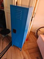 Blauwe metalen locker kast, Huis en Inrichting, Kasten | Lockerkasten, Ophalen, Zo goed als nieuw, Industrieel
