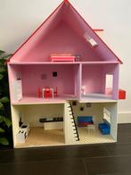 Poppenhuis met Ikea meubeltjes, Ophalen, Gebruikt, Poppenhuis