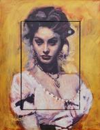 Sophia Loren mixed media Peter Donkersloot