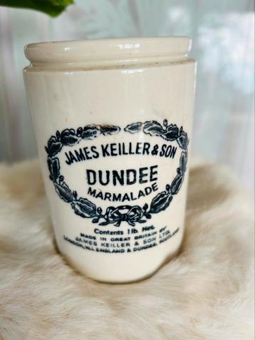 Dundee Marmelade pot James Kreiller&Son puntgaaf antiek 