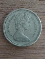 Zeldzame munt One pound Elizabeth II 1983 Decus et Tutamen, Ophalen, Losse munt, Overige landen