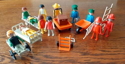 Playmobil bouwvakkers, brandweer  ziekenhuis, Spelcomputers en Games, Games | Atari, Gebruikt, Overige modellen, 1 speler, Ophalen