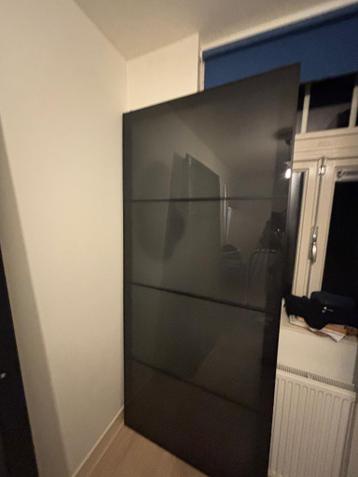 Pax kast schuifdeuren zwart (hokksund) - afbeelding 4