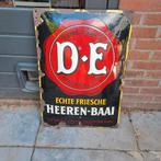 Douwe Egberts Heeren-Baai tabak emaille reclamebord, Verzamelen, Ophalen of Verzenden, Zo goed als nieuw, Reclamebord