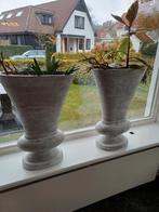 2 Grote Bloempotten - 60cm Hoog, 43cm Breed, Ophalen