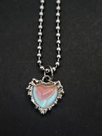Coquette Hart Ketting - RVS - handgemaakt - ballchain, 3845gh, Starjewelleryshop@hotmail.com, Nieuw, Ophalen of Verzenden