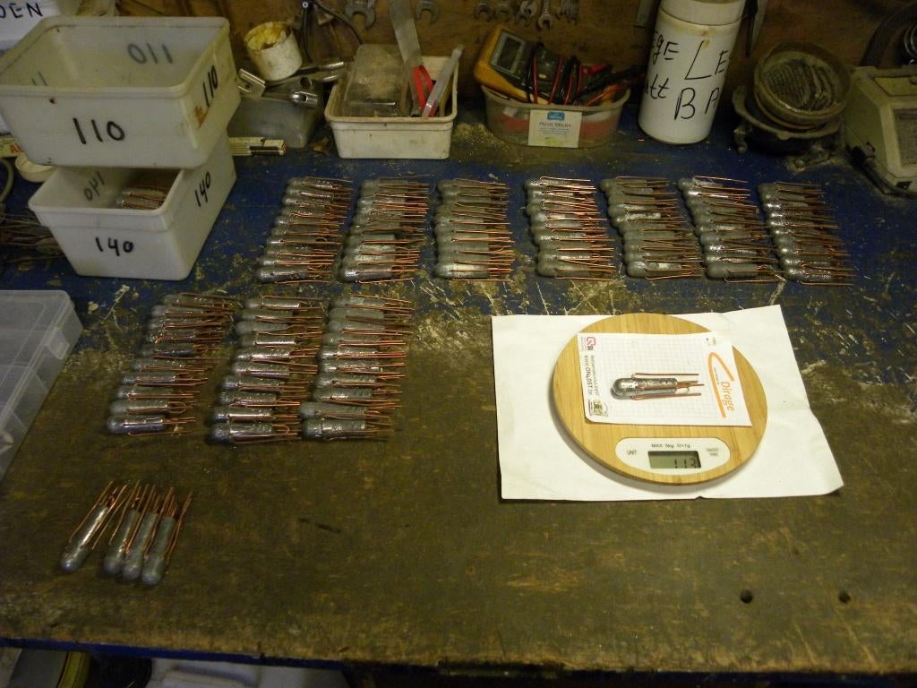 div zeelood met of zonder ankers/klaplood nieuw en gebruikt, Ophalen, Zo goed als nieuw, Dobber of Lood