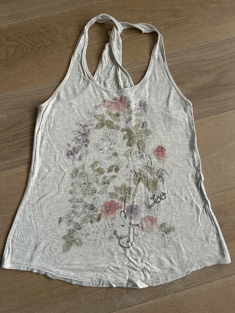 Topje Levi's - mt S, Maat 38/40 (M), Wit, Ophalen of Verzenden, Zo goed als nieuw