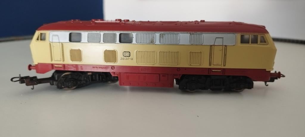 Lima DB 218 217-8 Diesellocomotief, Overige merken, Gebruikt, Ophalen of Verzenden, Gelijkstroom
