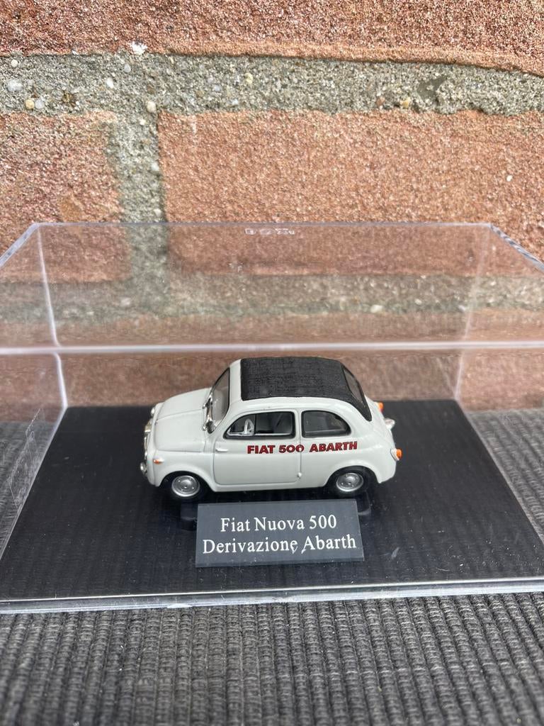 1:43 Fiat Nuova 500 Derivazione Abarth, Ophalen of Verzenden, Nieuw, Auto, Overige merken
