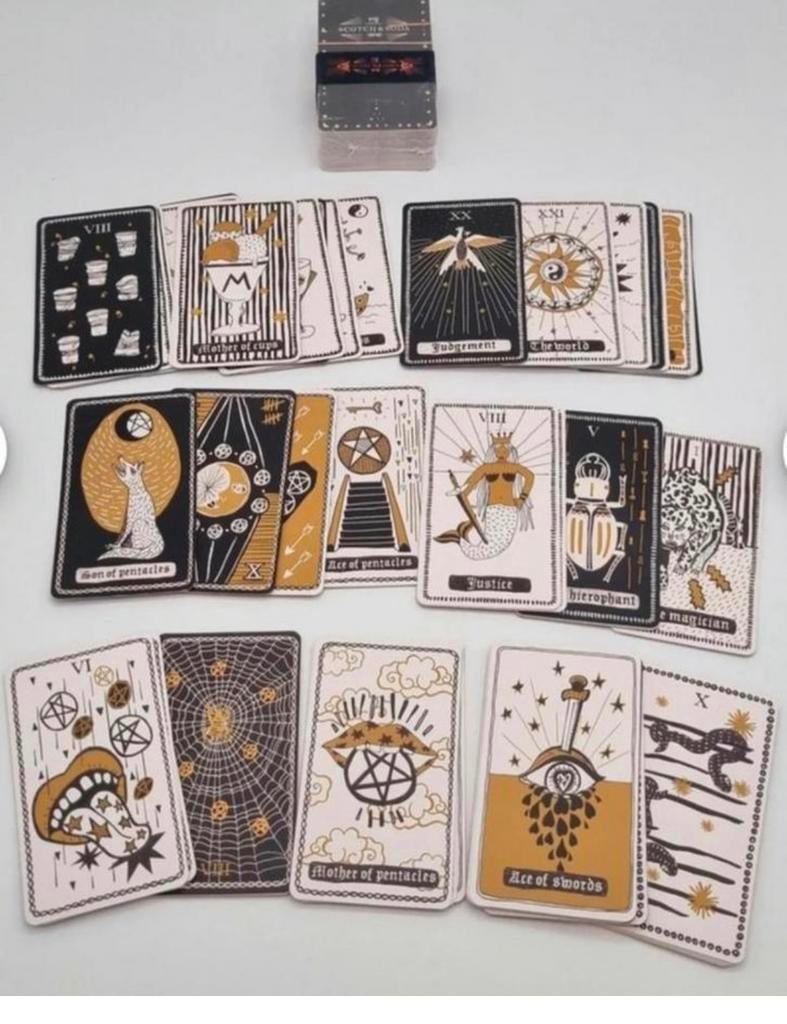 Nieuw Tarot kaarten mooi design rare Scotch and Soda, Verzamelen, Speelkaarten, Jokers en Kwartetten, Ophalen of Verzenden, Zo goed als nieuw