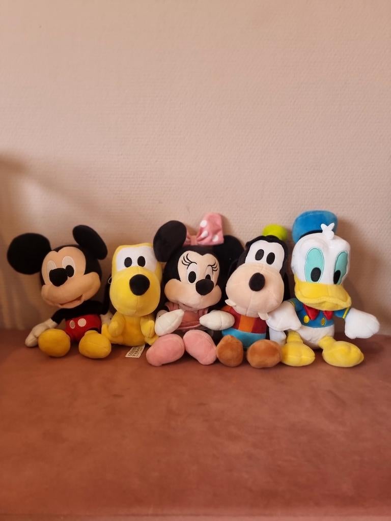 Disney Knuffels - Mickey, Minnie, Donald, Goofy, Pluto, Kinderen en Baby's, Speelgoed | Knuffels en Pluche, Verzenden, Zo goed als nieuw
