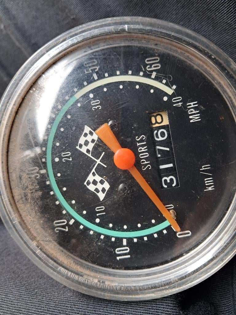 4 mechanische snelheidsmeter, Ophalen of Verzenden, Gebruikt
