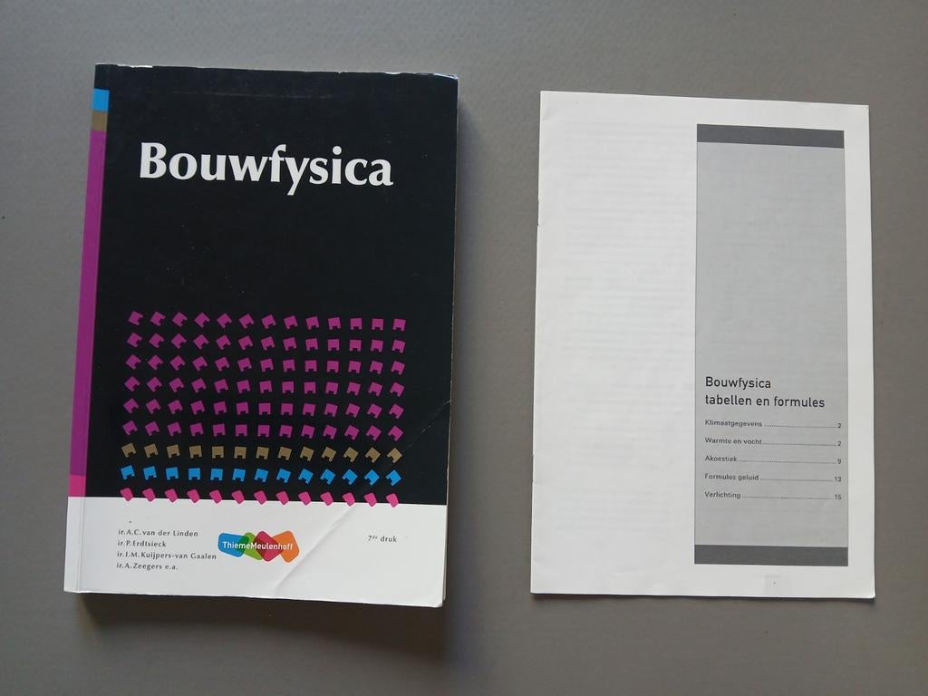 Bouwfysica studieboek, Boeken, Studieboeken en Cursussen, Ophalen of Verzenden