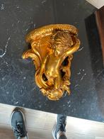 Wandconsole engel goud, Ophalen of Verzenden, Gebruikt