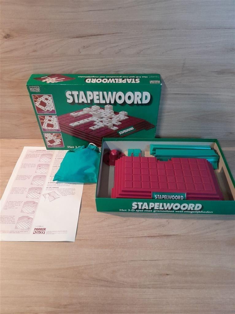 Stapelwoord - s6003, Hobby en Vrije tijd, Gezelschapsspellen | Bordspellen, Verzenden, Zo goed als nieuw