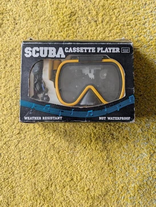 Scuba basf Cassette Speler - Unieke Waterbestendige Walkman, Ophalen of Verzenden, Walkman