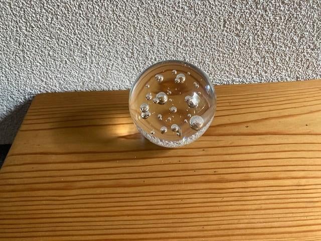 KRISTAL presse papier Brilliant Pfeiffer Leerdam, Ophalen of Verzenden