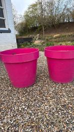 3 grote planten potten 55 cm hoog 60 cm diameter, Ophalen, Kunststof, Gebruikt, Rond