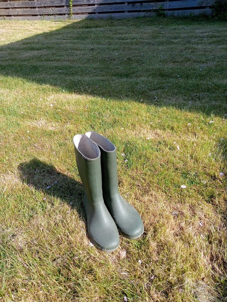 Hevea sport, Groene regenlaarzen - Maat 35, Ophalen, Gedragen, Groen, Regenlaarzen