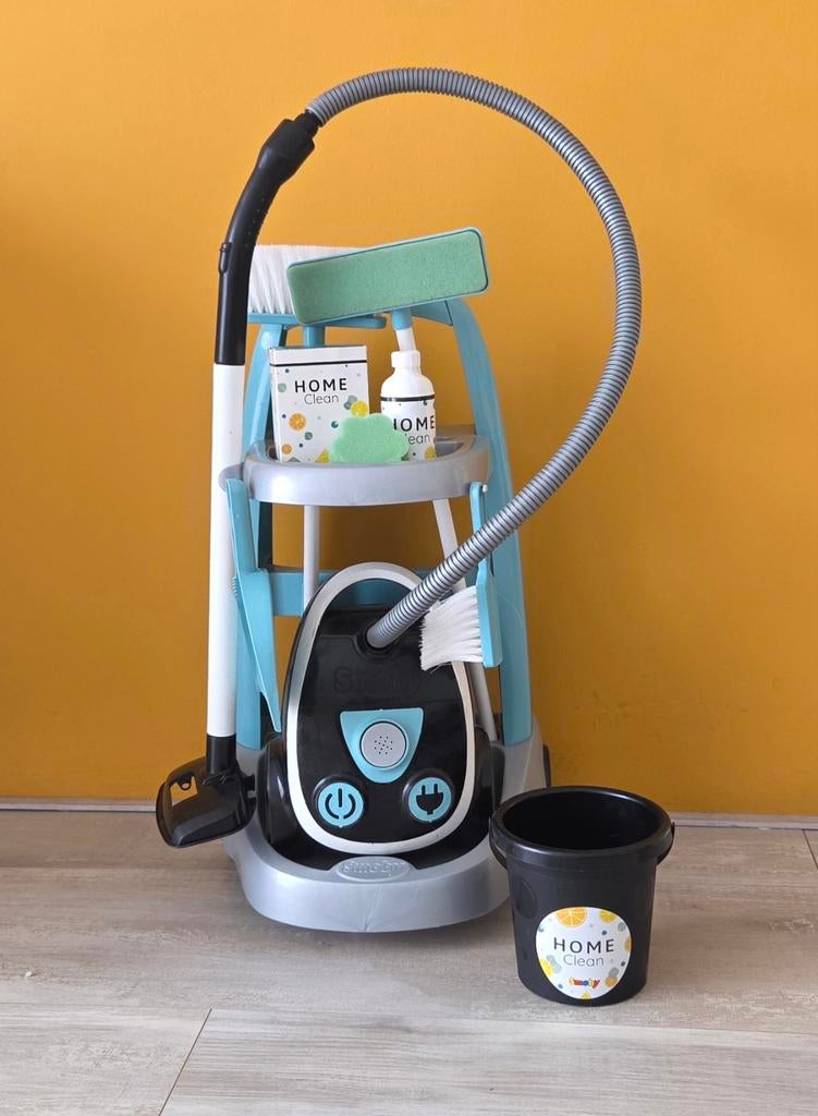 Smoby kinderstofzuiger met trolley en attributen, Ophalen, Jongen of Meisje