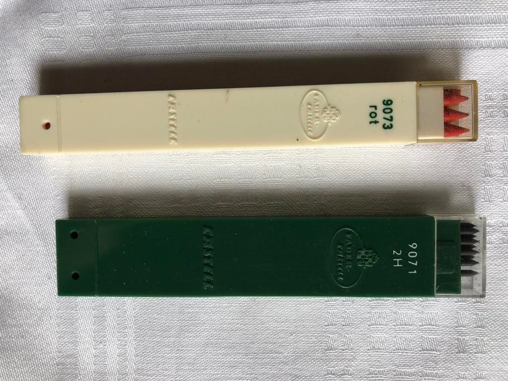 Faber Castell potlood navul rood 2B en 2H, Ophalen of Verzenden, Nieuw