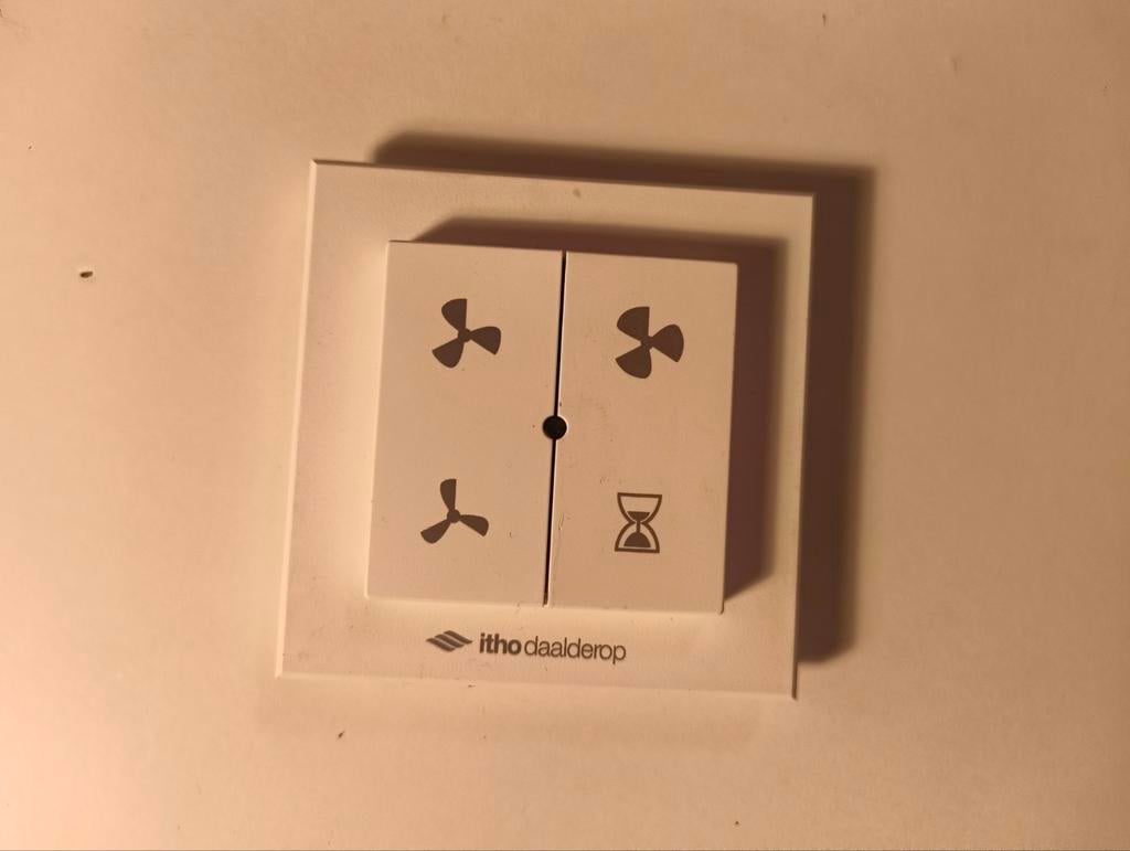 Itho Daalderop RFT-N Draadloze Ventilatie Bediening, Ophalen of Verzenden, Gebruikt, Luchtbehandeling-accessoire